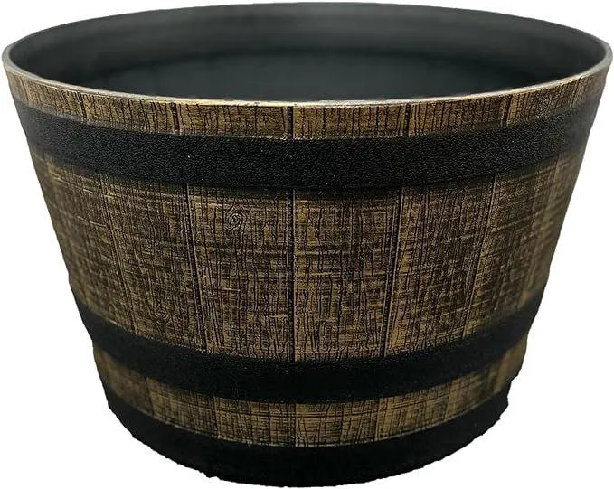 SG Traders™ Large Half Barrel Cask Planter