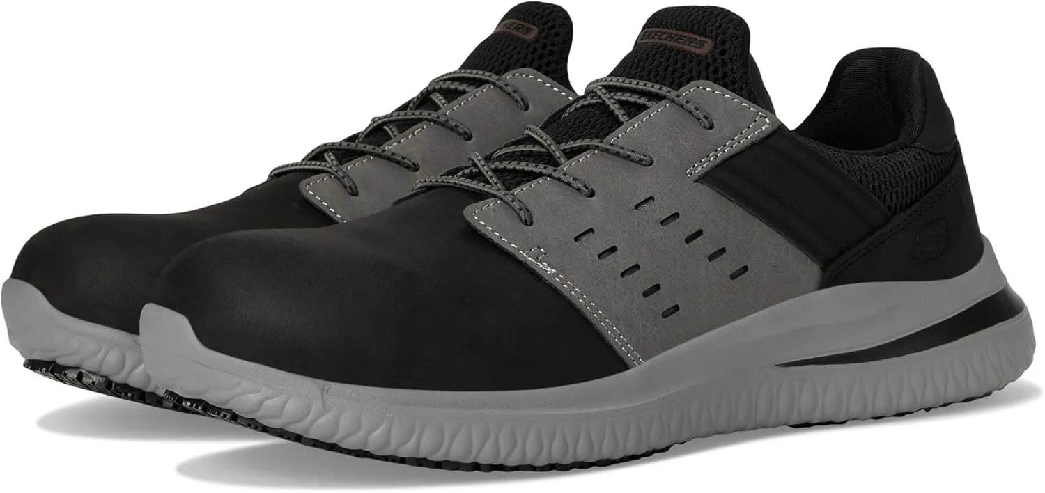 Skechers Men's Delson 3.0 Sr-Tyoll Comp Toe Sneaker