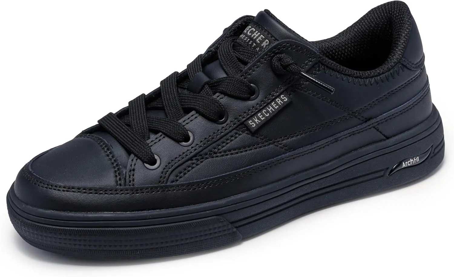 Skechers Women's Arch Fit Arcade Bungee Slip Reistant Health Care Professional Shoe