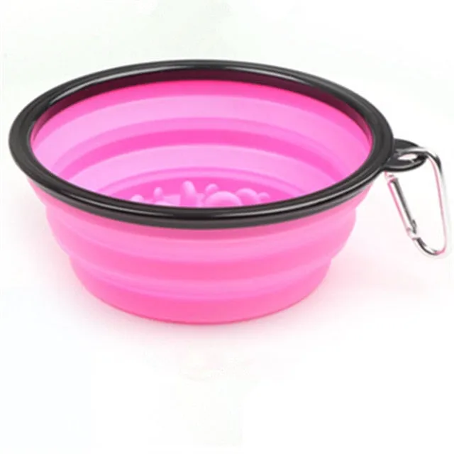 Smart Dog IQ Portable & Collapsible Slow Feeder Bowl