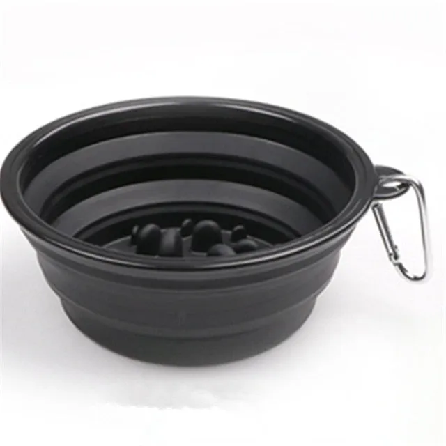 Smart Dog IQ Portable & Collapsible Slow Feeder Bowl