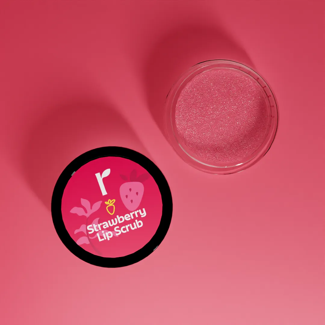 STRAWBERRY LIP DUO - Lip Balm and Lip Scrub Set