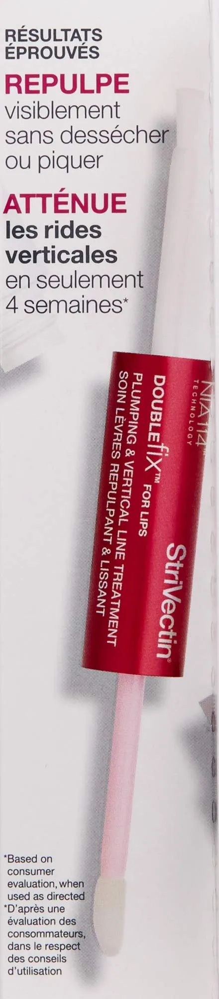 StriVectin Anti-Wrinkle Double Fix for Lips Plump & Smooth Vertical Lines, Hydrating Two-in-One Treatment, 0.16 Fl O
