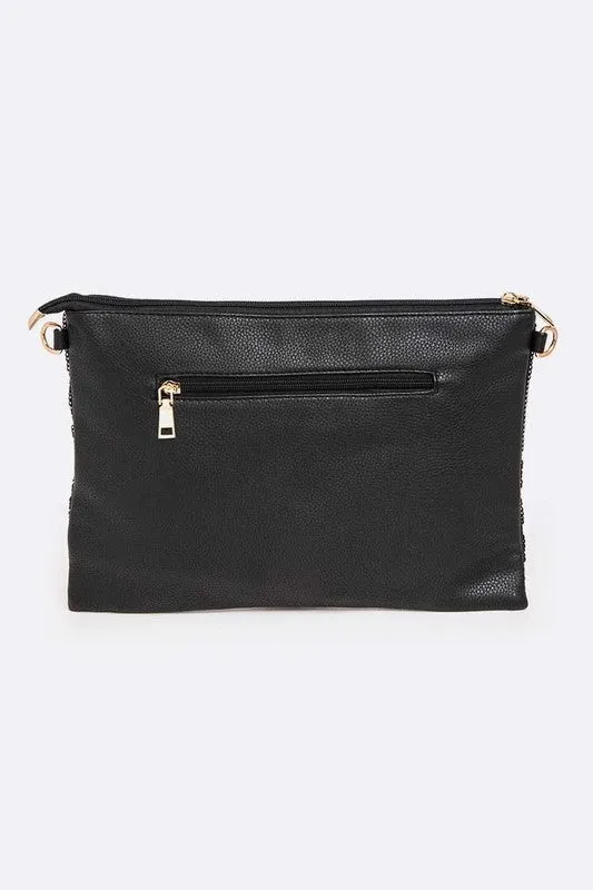 TEEK - USA Flag Sequins Convertible Bag