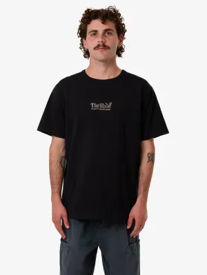 Thrills Workwear Embro Merch Fit Tee - Black