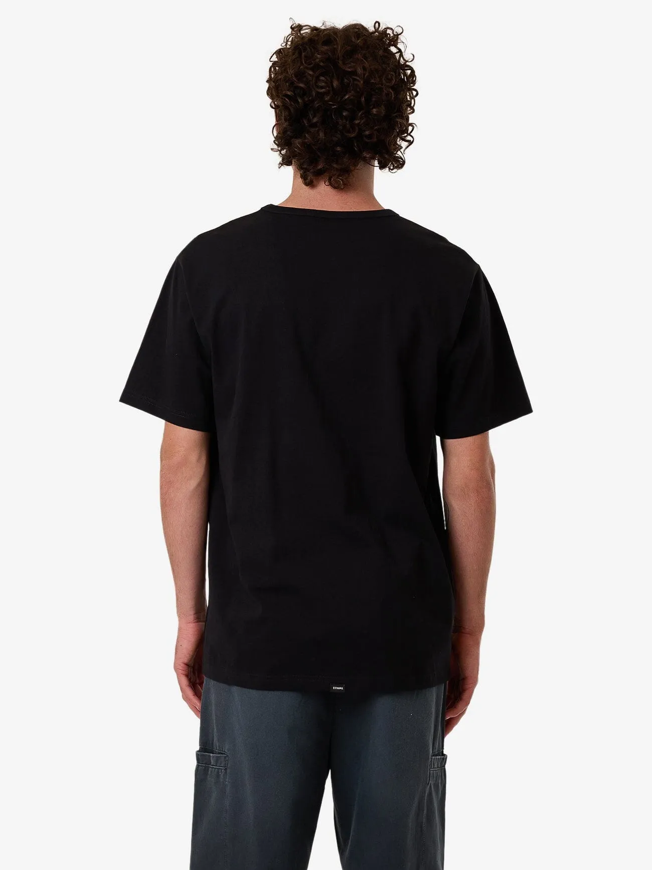 Thrills Workwear Embro Merch Fit Tee - Black