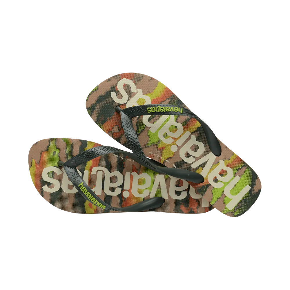 Top Logomania Fashion Flip Flops