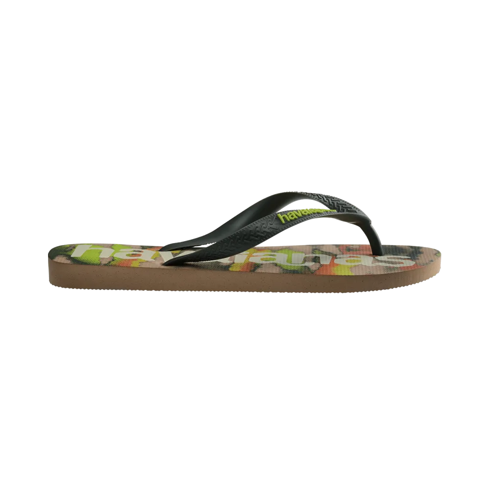 Top Logomania Fashion Flip Flops