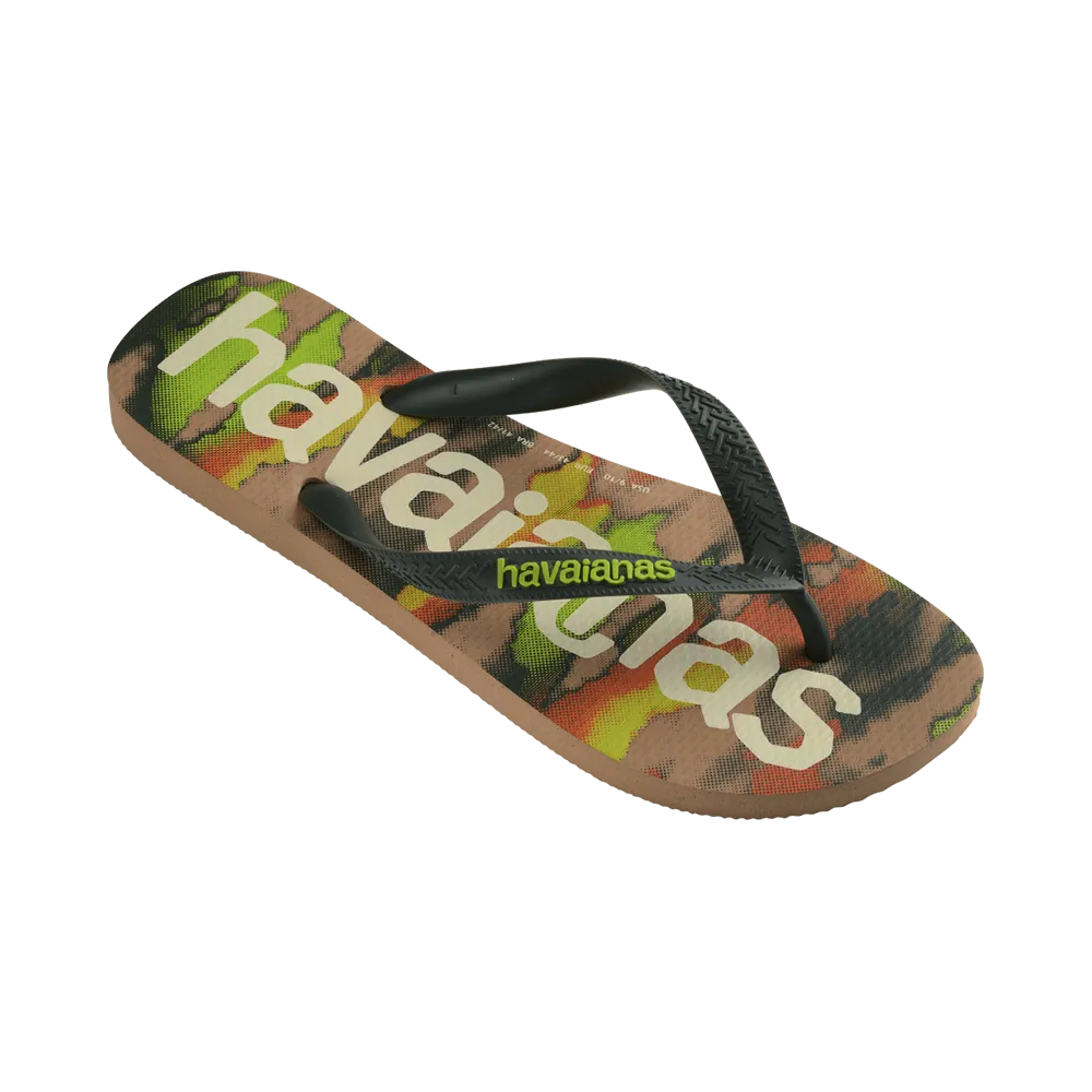 Top Logomania Fashion Flip Flops