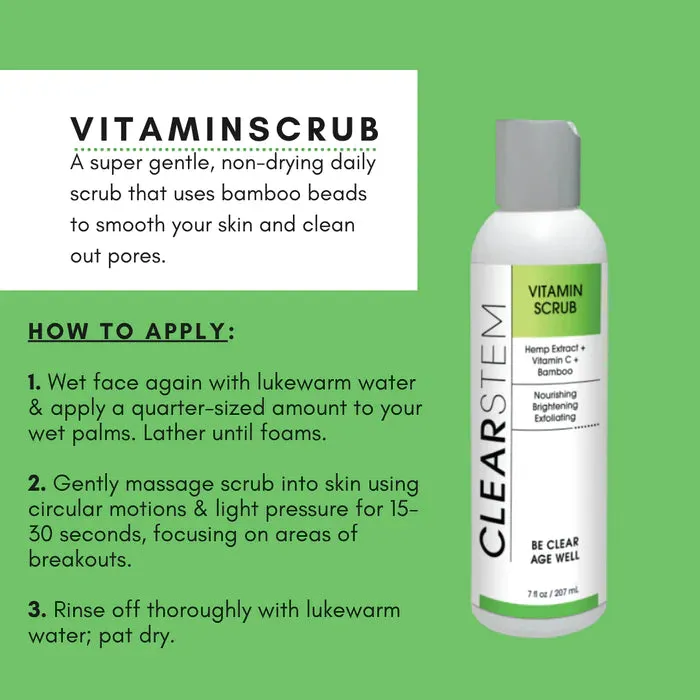 VITAMINSCRUB - Antioxidant-Infused Scrub Cleanser