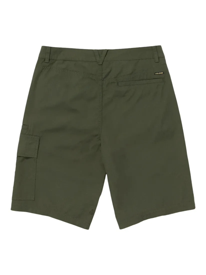 Volcom - Grand Fang Cargo Shorts (Squadron Green)