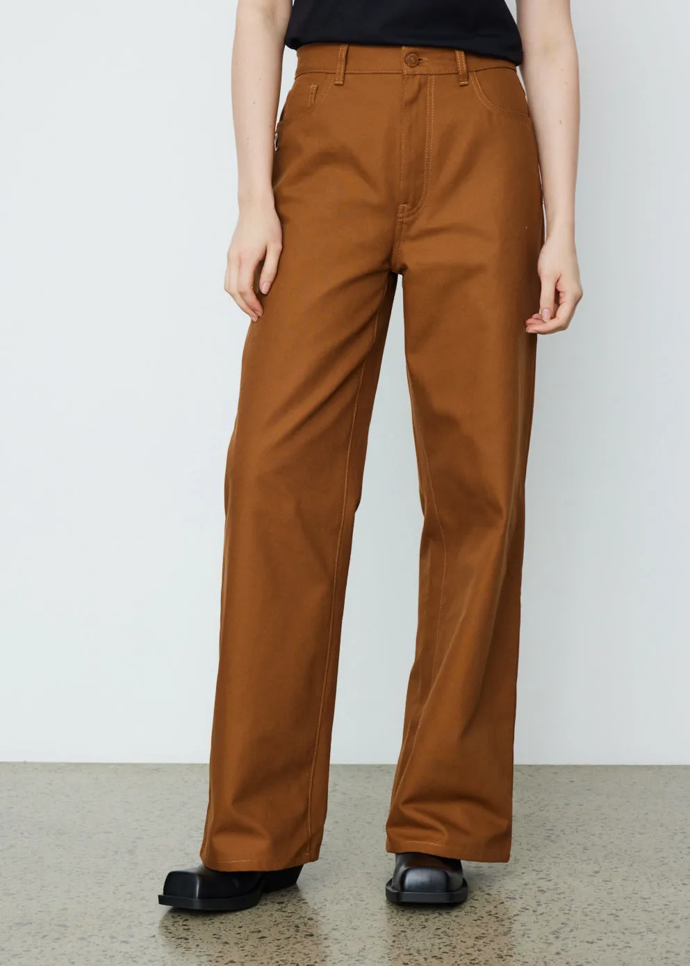 Wide Fit Denim Workwear Pants