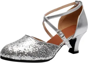 Women Rhinestone Ballroom Dance Shoes Latin Performance Dance Shoes Beach Summer Platform Women Wedge Sandals