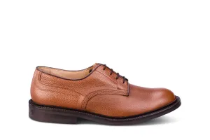 Woodstock Plain Derby Country Shoe - Sienna Scotch Grain - Lightweight