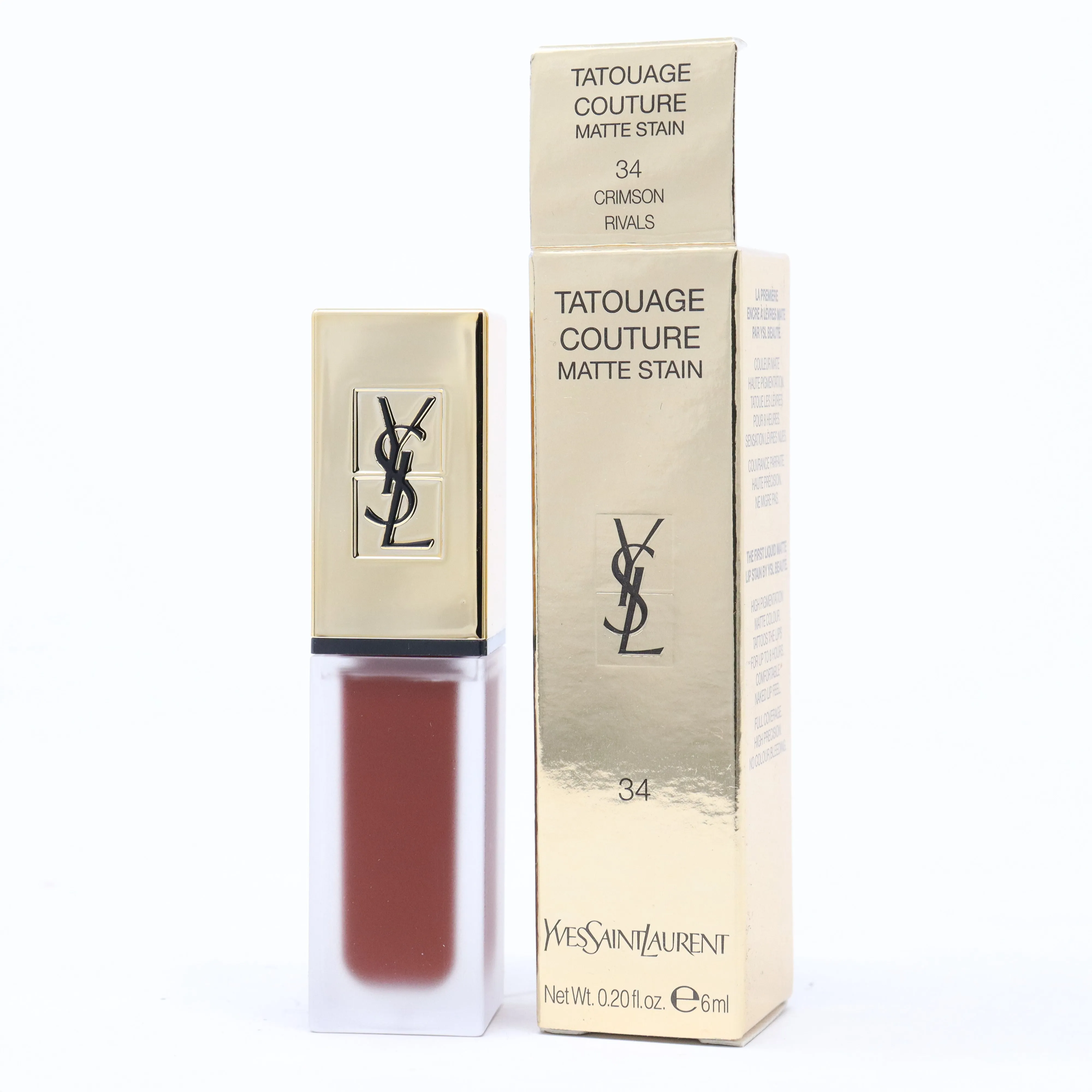 Yves Saint Laurent Tatouage Couture Matte Stain 0.2oz  New