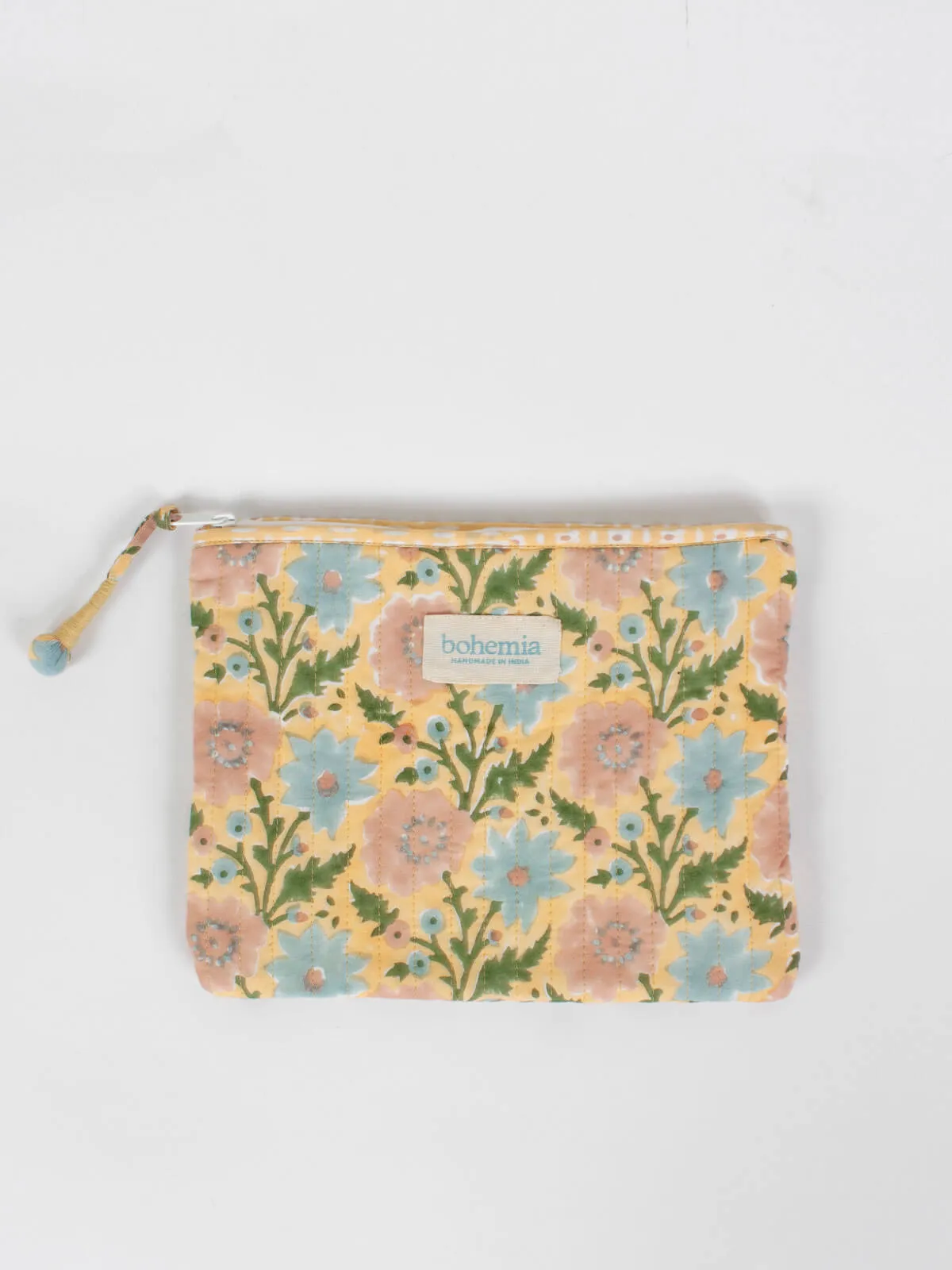 Zip Pouches Set of 4, Buttermilk